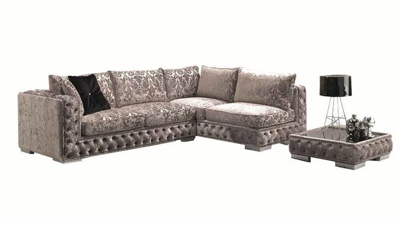 J&M Furniture - The Vanity Fabric Sectional & Coffee Table - 18769-2Set