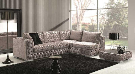 J&M Furniture - The Vanity Fabric Sectional & Coffee Table - 18769-2Set