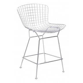Zuo Wire Counter Chair Chrome - Set Of 2 | Zuo Modern
