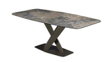 J&M Furniture - Elegance Fixed Dining Table In Brown - 18884