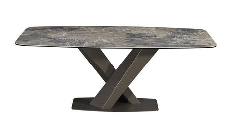 Elegance Fixed Dining Table In Brown - 18884 | J&M