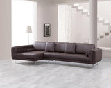 Bruno Premium Leather Sectional In Left Arm Facing - 19001 - Lhfc | J&M | Home Elegance USA