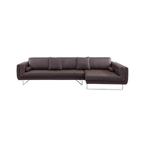 Bruno Premium Leather Sectional In Right Arm Facing - 19001-Rhfc | J&M