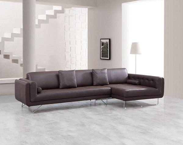 J&M Furniture - Bruno Premium Leather Sectional In Right Arm Facing - 19001-Rhfc