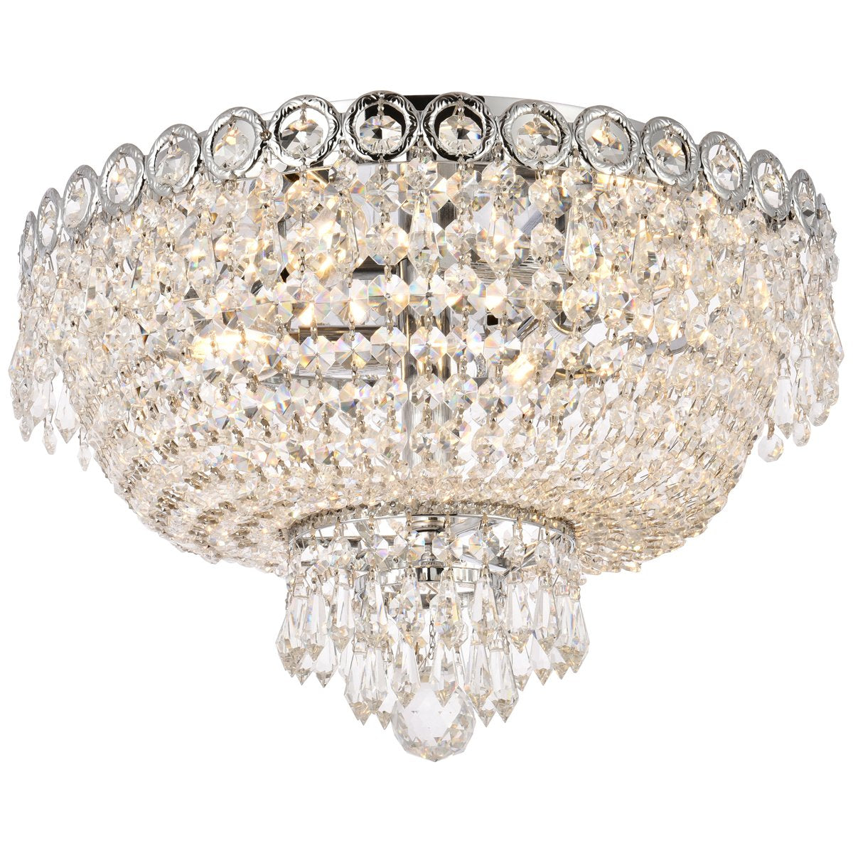 Elegant Lighting Century 4-Light 16-Inch Flush Mount - Home Elegance USA