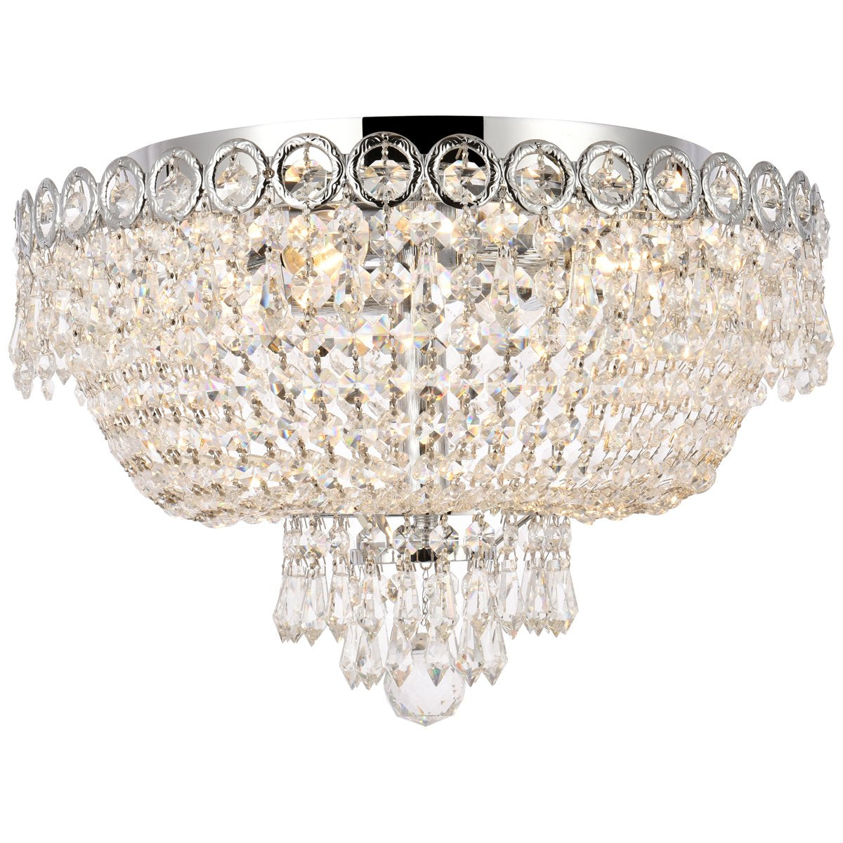 Elegant Lighting Century 4-Light 16-Inch Flush Mount - Home Elegance USA