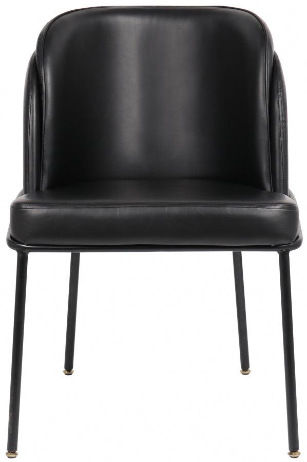 Meridian Furniture - Jagger Faux Leather Dining Chair In Black (Set Of 2) - 883Black-C