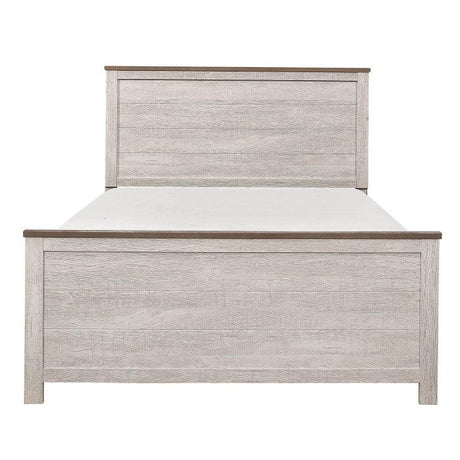 Homelegance - Nashville Eastern King Bed In Antique White - 1903K-1Ek*