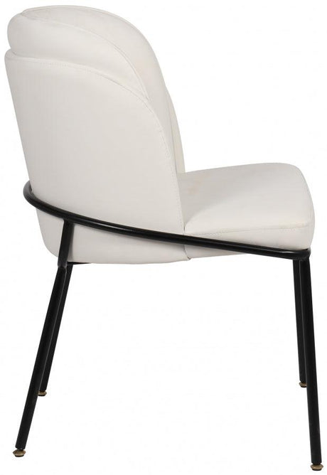 Meridian Furniture - Jagger Faux Leather Dining Chair In White (Set Of 2) - 883White-C