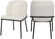 Jagger Faux Leather Dining Chair In White (Set Of 2) - 883White-C | Meridian
