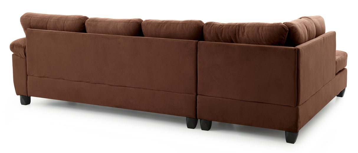 Glory Furniture Gallant G902B-SC Sectional , CHOCOLATE - Home Elegance USA