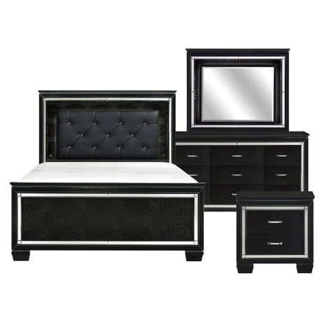 Allura 4 Piece Queen Bedroom Set 1916Bk - 1 - 4 | Homelegance | Home Elegance USA