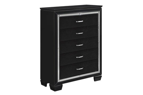Allura 5 Piece Queen Bedroom Set 1916Bk-1-9 | Homelegance