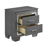 Allura 5 Piece Queen Bedroom Set In Grey 1916Gy - 1 - 5 | Homelegance | Home Elegance USA