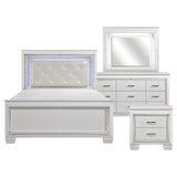 Allura Queen Bed In White 1916W - 1 | Homelegance | Home Elegance USA