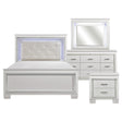 Allura 4 Piece Queen Bedroom Set In White -1916W-1-4 | Homelegance