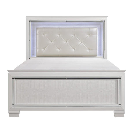 Allura 4 Piece Queen Bedroom Set In White -1916W-1-4 | Homelegance