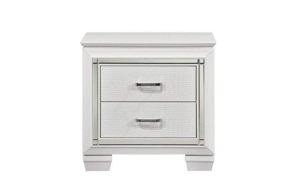 Allura 4 Piece White Queen Bedroom Set 1916 - 1 - 4W | Homelegance | Home Elegance USA