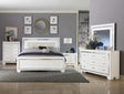 Allura 5 Piece Eastern King Bedroom Set In White 1916Kw-1Ek-5 | Homelegance