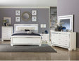 Allura 5 Piece Queen Bedroom Set In White 1916W-1-9 | Homelegance