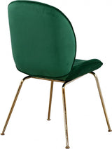 Meridian Furniture - Paris Velvet Dining Chair Set Of 2 In Green - 785Green-C