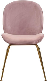 Meridian Furniture - Paris Velvet Dining Chair Set Of 2 In Pink - 785Pink-C