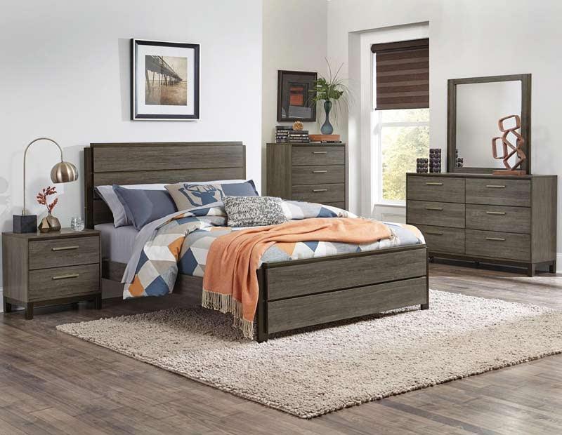Homelegance - Vestavia 6 Piece Eastern King Bedroom Set - 1936K-1Ek-6Set