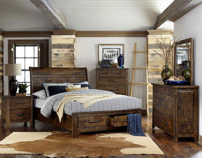Jerrick 6 Piece Eastern King Platform  Bedroom Set | Homelegance