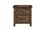 Homelegance - Jerrick Night Stand In Burnished Brown - 1957-4