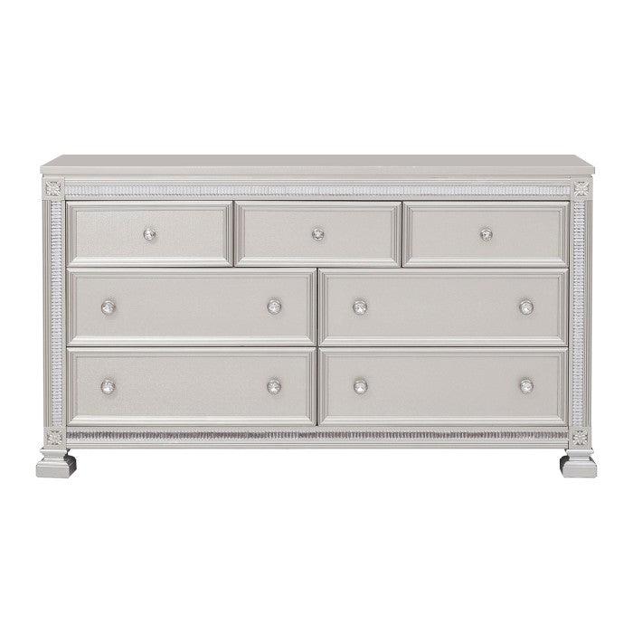 Bevelle Dresser In Silver 1958 - 5 | Homelegance | Home Elegance USA