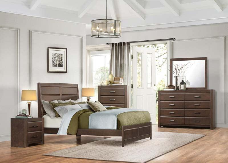 Homelegance - Erwan 5 Piece Eastern King Bedroom Set - 1961K-1Ek-5Set