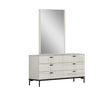 Bella Dresser With Mirror In Grey - 19778-Dm | J&M
