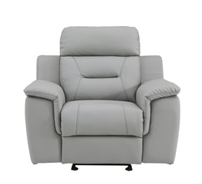 Global United  Modern Reclining Leather Air Upholstered Chair