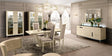 Elite Ivory With Ambra 3 Piece Dining Room Set W-1Ext - Elite2Drbuffetivory-3Set | ESF