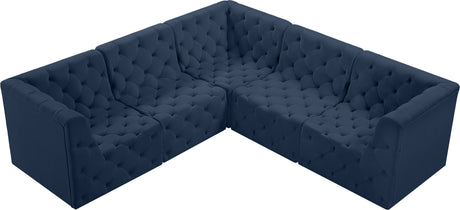 Tuft - Modular Sectional 5 Piece - Navy - Home Elegance USA