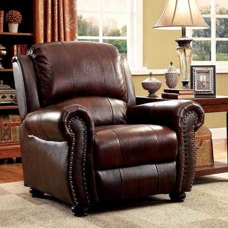 Turton - Sofa & Love Seat & Chair - Brown - Home Elegance USA