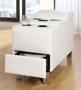 Kemina - Sectional & Speaker Console - White - Home Elegance USA