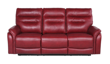 Top-Grain Leather Motion Set: Decadent Comfort, Contemporary Style, Wine or Coffee Color, Reclining with USB Control Panel - Home Elegance USA