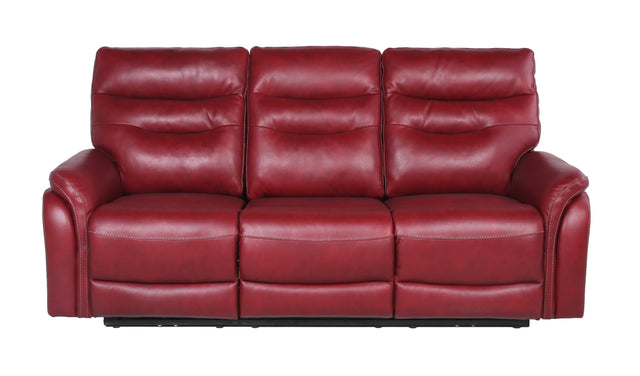 Top-Grain Leather Motion Set: Decadent Comfort, Contemporary Style, Wine or Coffee Color, Reclining with USB Control Panel - Home Elegance USA