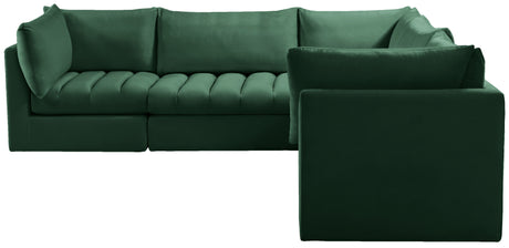 Jacob - Modular Sectional 5 Piece - Green - Fabric - Home Elegance USA