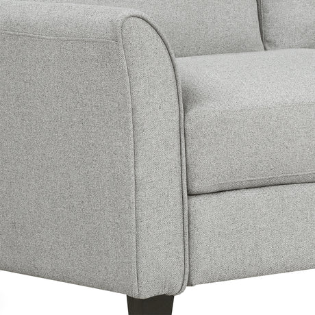 3 - Seat Sofa Living Room Linen Fabric Sofa (Light Gray) - WF191004AAN - image - 9