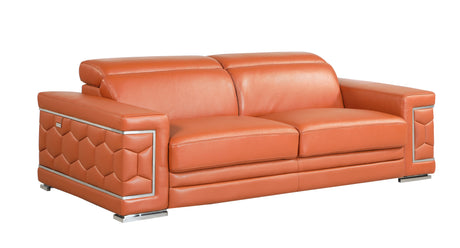 Top Grain Italian Leather Sofa Home Elegance USA