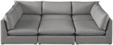 Mackenzie - Modular Sectional 6 Piece - Gray - Home Elegance USA