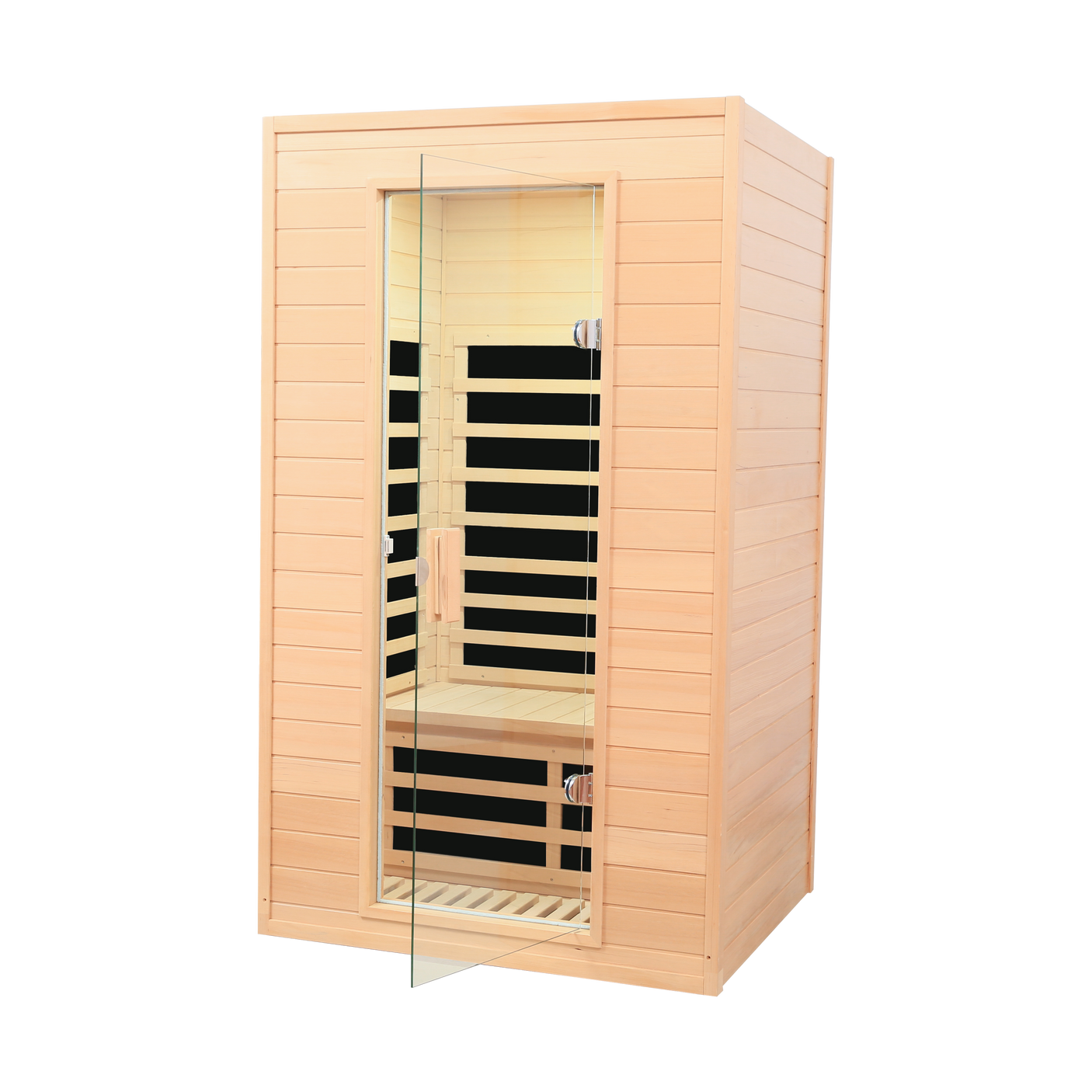 Hemlock far infrared one person indoor sauna room