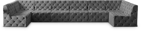 Tuft - Modular Sectional 8 Piece - Gray - Modern & Contemporary - Home Elegance USA