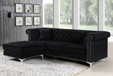 Damian - 2 Piece Reversible Sectional - 608Black - Sectional - Home Elegance USA - 12