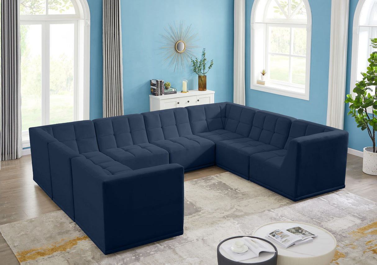 Relax - Modular Sectional - Navy - Home Elegance USA