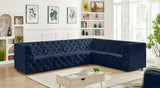 Tuft - Modular Sectional 6 Piece - Navy - Fabric - Home Elegance USA