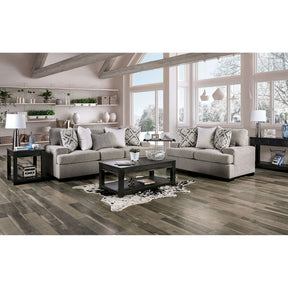 Polly - Sofa & Loveseat - Light Gray
