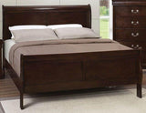 Coaster Furniture - Louis Philippe Rich Cappuccino 6 Piece Queen Sleigh Bedroom Set - 202411Q-6Set